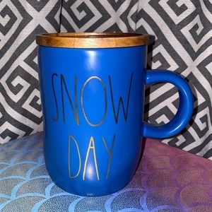 Rae Dunn Blue Snow Day Mug